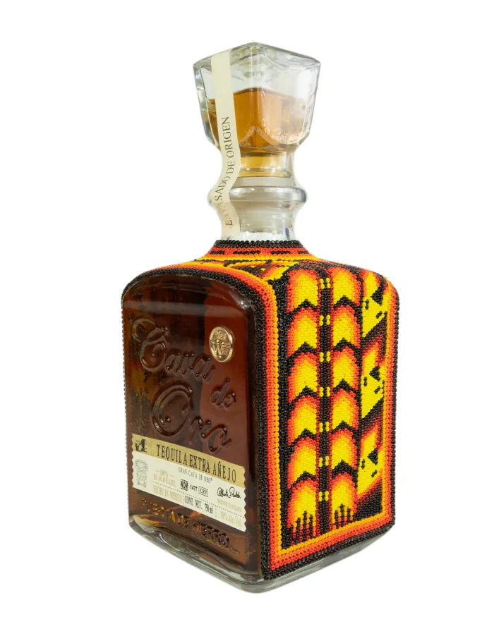 Tequila Extra Añejo | Arte Huichol | VENADOS DE FUEGO